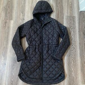 Athleta Black Whisper Featherless Puffer Parka - XS